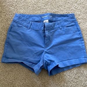 Sky blue pixie shorts